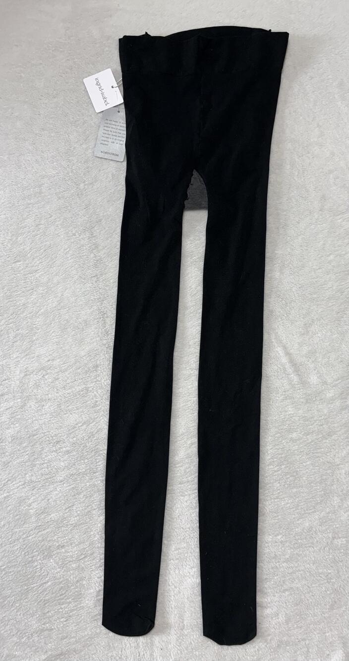 Ingrid & Isabel Maternity Leggings Womens L/XL Black Shaping Opaque Support